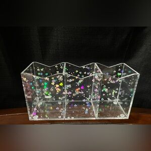 Makeup Brush Organizer with hearts